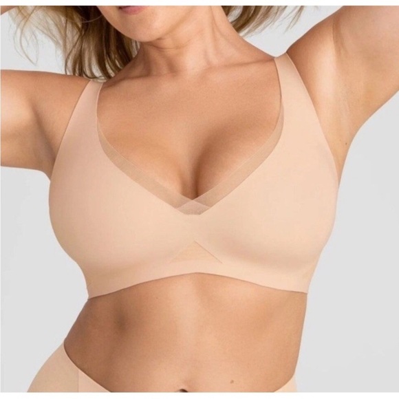 HONEYLOVE Crossover Bra M in sand nude color - Picture 1 of 4